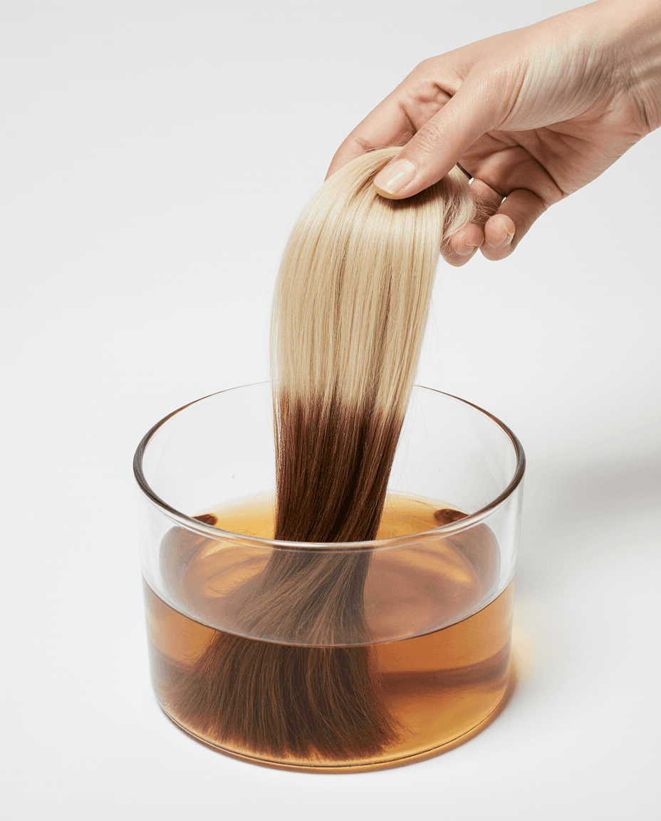 Порошковая краска для нарощенных волос