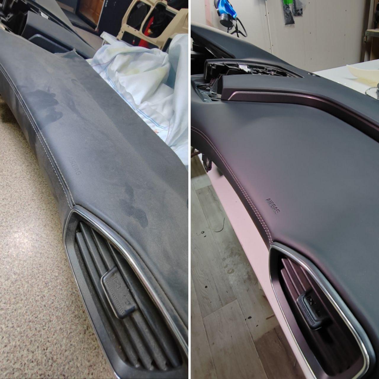 Торпедо кожа Santa Fe 2021г