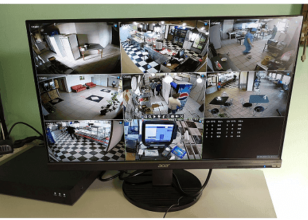 Система видеонаблюдения с видеорегистратором