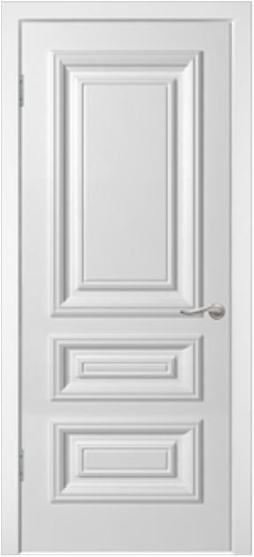 Межкомнатная дверь Дебют-3 белая эмаль