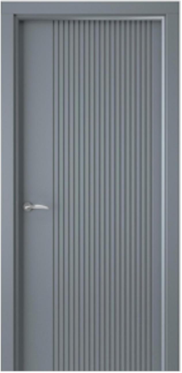Межкомнатная дверь Синди-5 серая эмаль