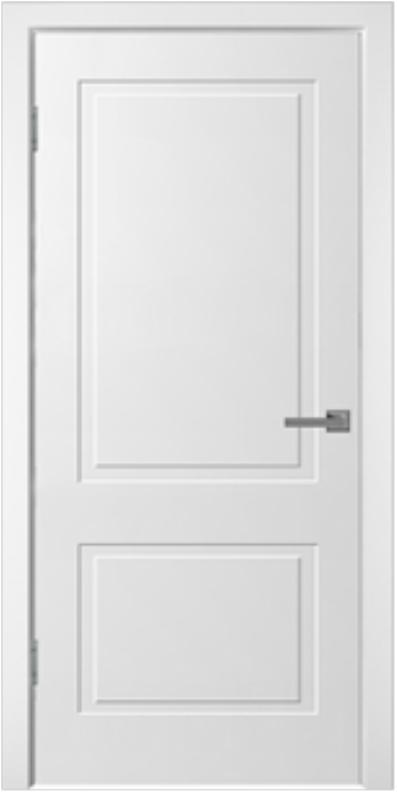Межкомнатная дверь Стефани-2 белая эмаль