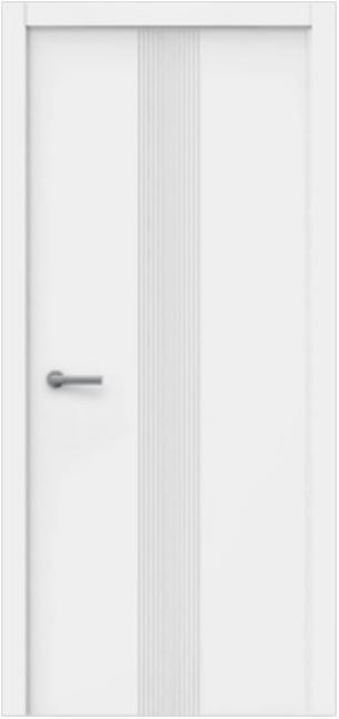 Межкомнатная дверь Синди-7 белая эмаль