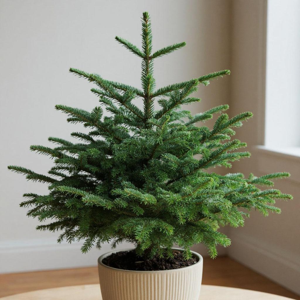 Ель русская в горшке