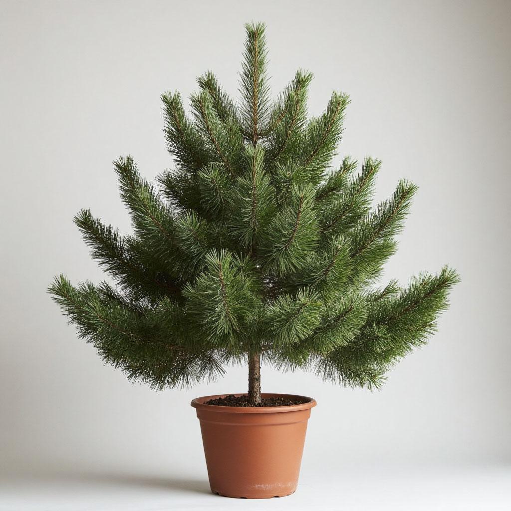 Сосна обыкновенная в горшке